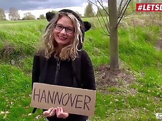 big tits LETSDOEIT - Busty Hitchhiker Milf Izzy Mendosa Pays With Pussy For Her Travel To Hannover car